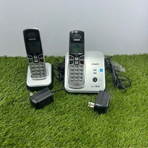 VTech Dect 6.0  CS6319-2 Single Line Cordless Phone 2 Handsets with Power Cords